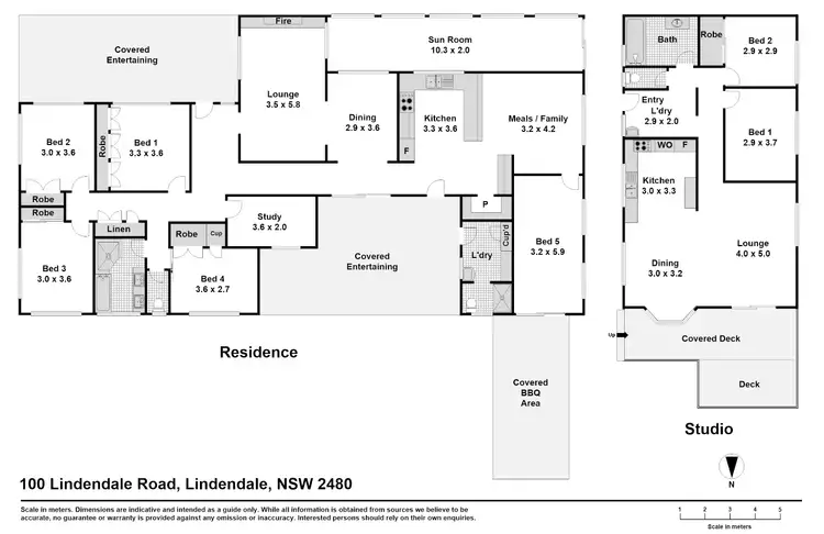 Floorplan of Homely rural property listing, 100 Lindendale Road, Lindendale NSW 2480