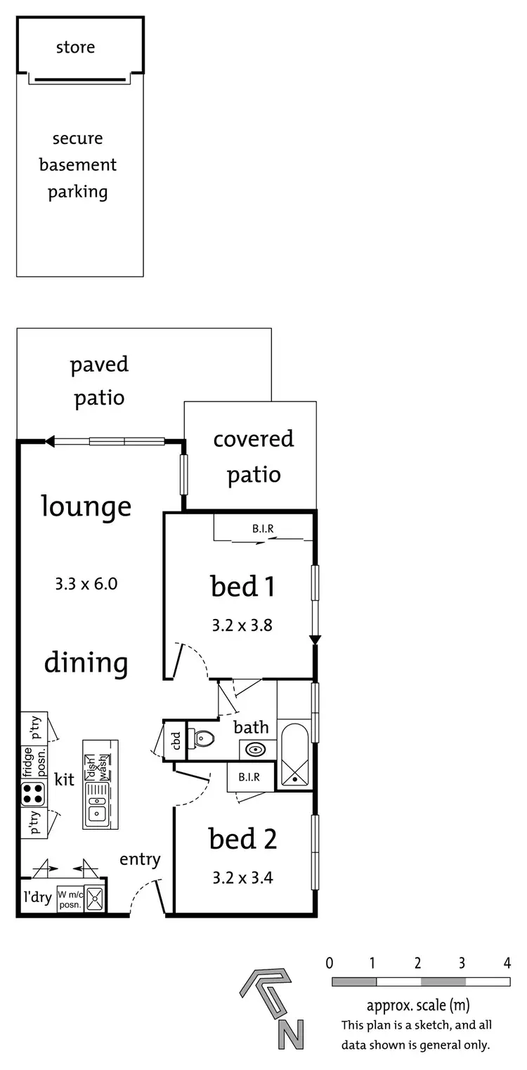 Floorplan of Homely apartment listing, 5/5-7 Alfrick Road, Croydon VIC 3136