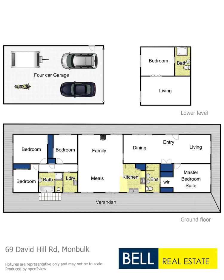Floorplan of Homely house listing, 69 David Hill Road, Monbulk VIC 3793