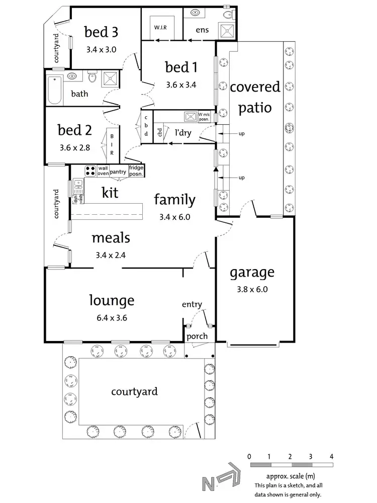 Floorplan of Homely unit listing, 1/13 Kennon Street, Doncaster East VIC 3109