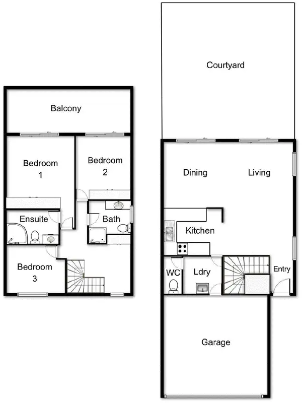 Floorplan of Homely townhouse listing, 9/25 Aspinall Street, Watson ACT 2602