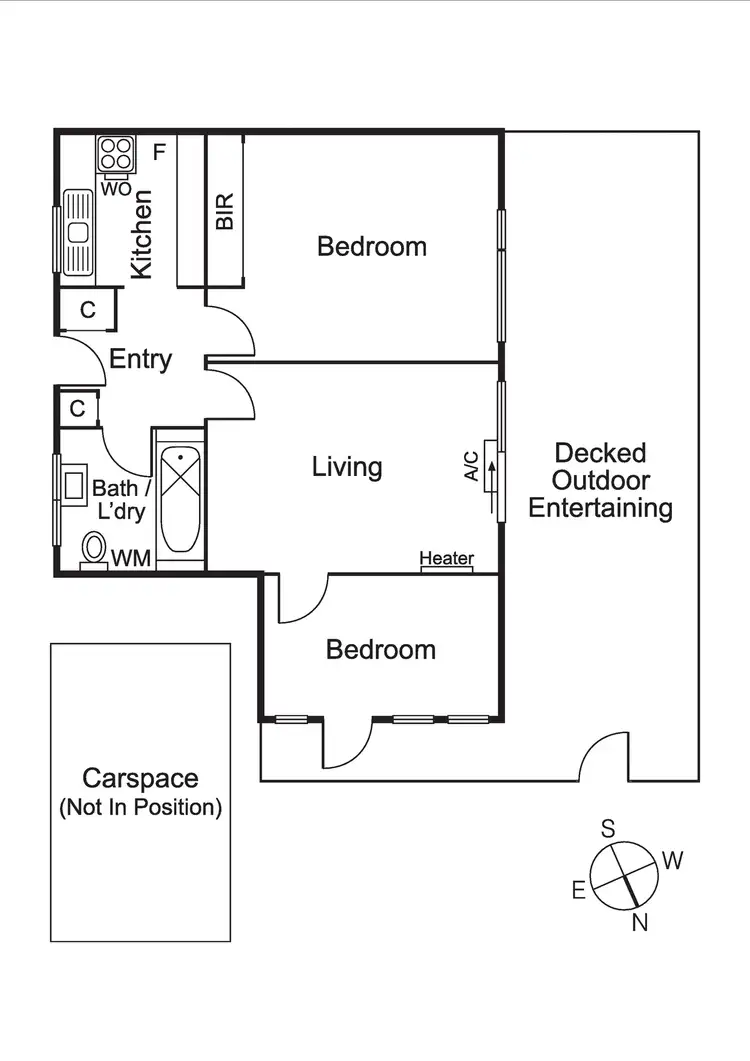 Floorplan of Homely apartment listing, 5/296 Inkerman Street, St Kilda East VIC 3183