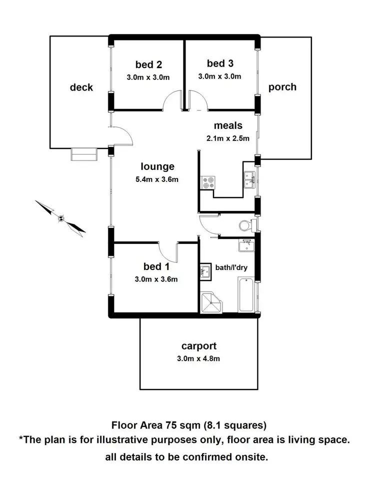 Floorplan of Homely house listing, 5 Wonga Road, Millgrove VIC 3799
