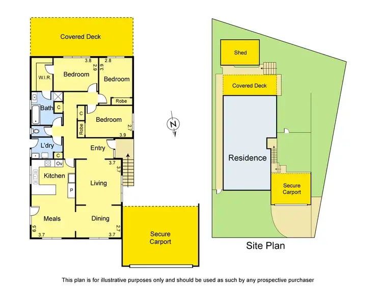 Floorplan of Homely house listing, 212 Plenty River Drive, Greensborough VIC 3088