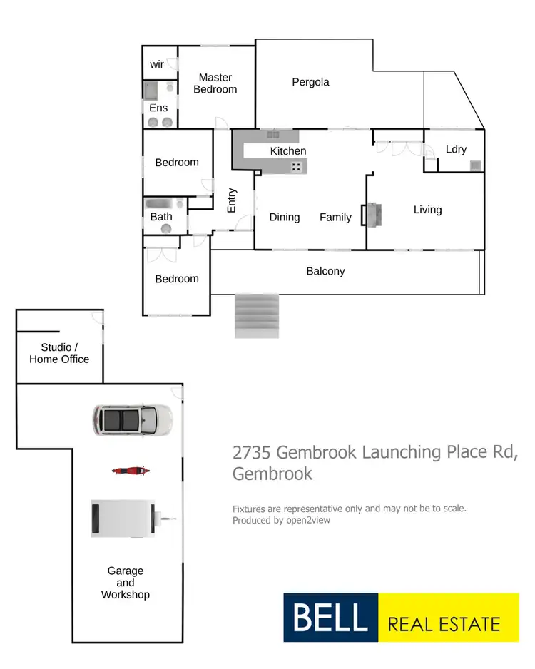 Floorplan of Homely house listing, 2735 Gembrook-Launching Place Road, Gembrook VIC 3783
