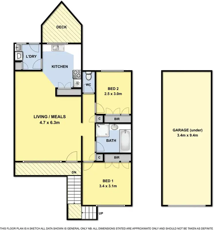 Floorplan of Homely townhouse listing, 2/19 Walker Street, Anglesea VIC 3230