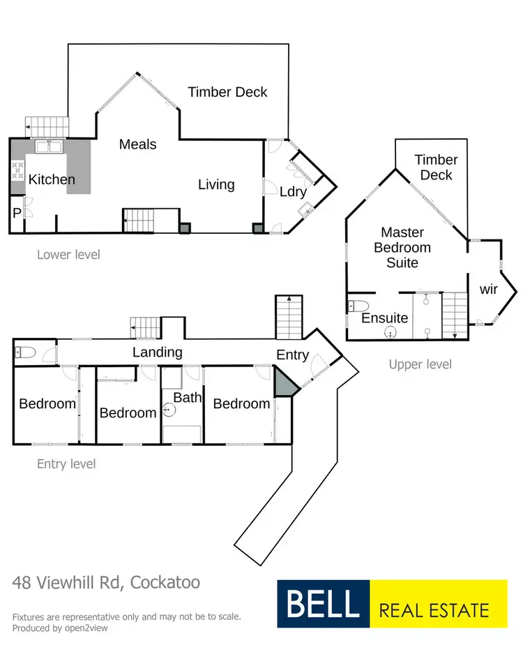 Floorplan of Homely house listing, 48 View Hill Road, Cockatoo VIC 3781