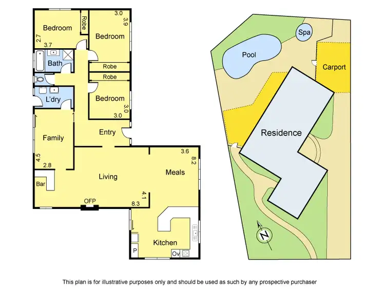 Floorplan of Homely house listing, 18 Yerrawa Drive, Watsonia VIC 3087
