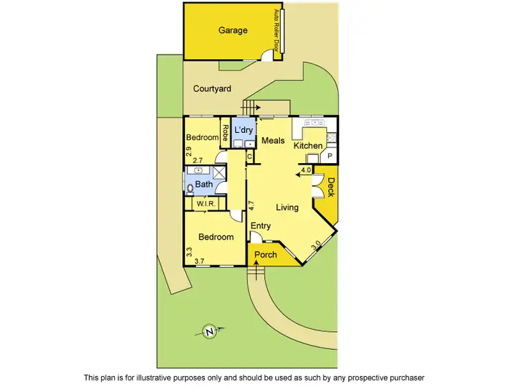 Floorplan of Homely unit listing, 1/103 Bible Street, Eltham VIC 3095