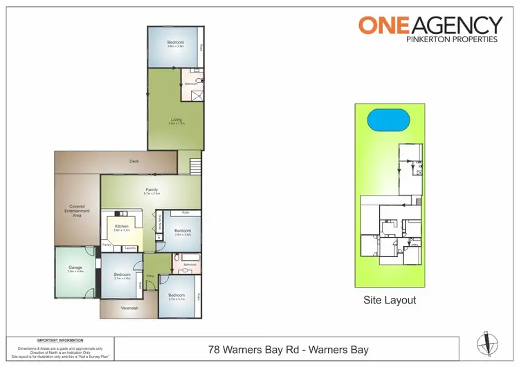 Floorplan of Homely house listing, 78 Warners Bay Road, Warners Bay NSW 2282