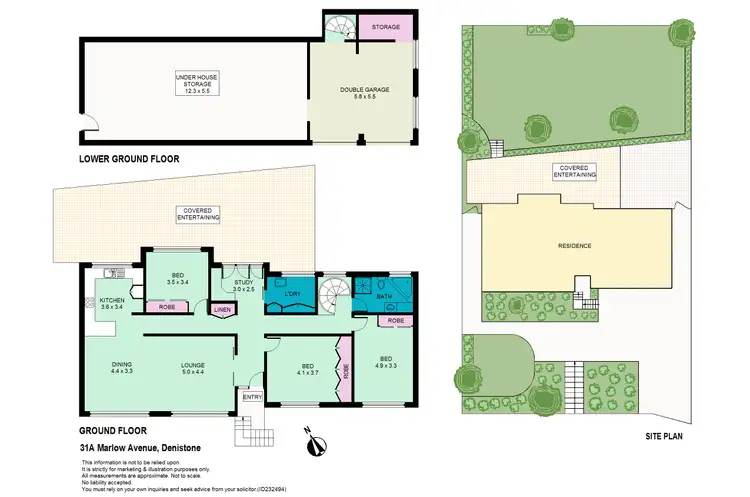 Floorplan of Homely house listing, 31A Marlow Avenue, Denistone NSW 2114