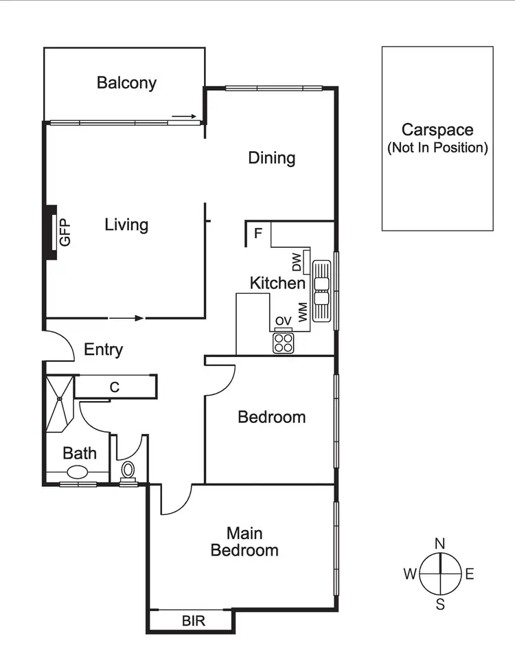 Floorplan of Homely apartment listing, 5/311 Carlisle Street, St Kilda East VIC 3183