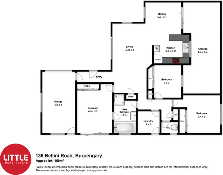 Floorplan of Homely house listing, 135 Bellini Road, Burpengary QLD 4505