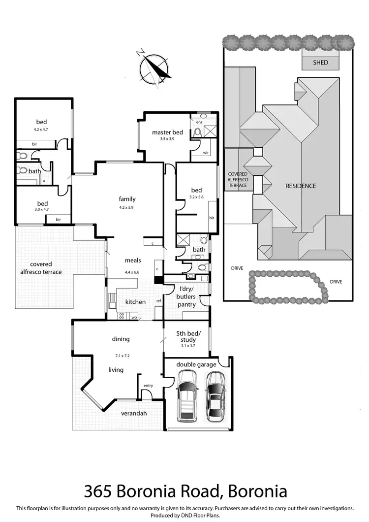 Floorplan of Homely house listing, 365 Boronia Road, Boronia VIC 3155