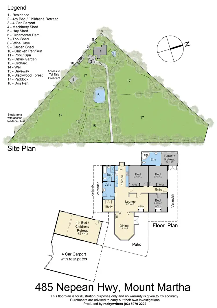 Floorplan of Homely house listing, 485 Nepean Highway, Mount Martha VIC 3934