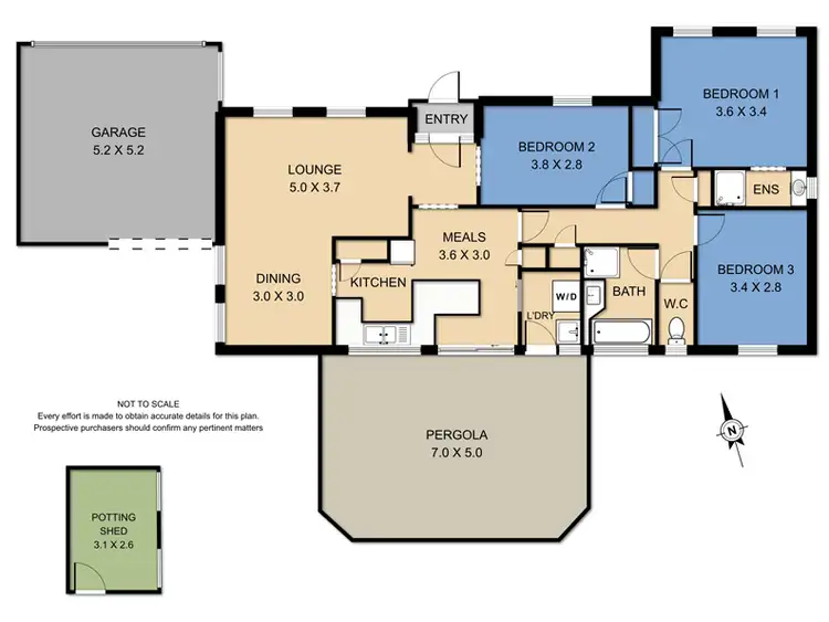 Floorplan of Homely house listing, 18 Casuarina Avenue, Boronia VIC 3155