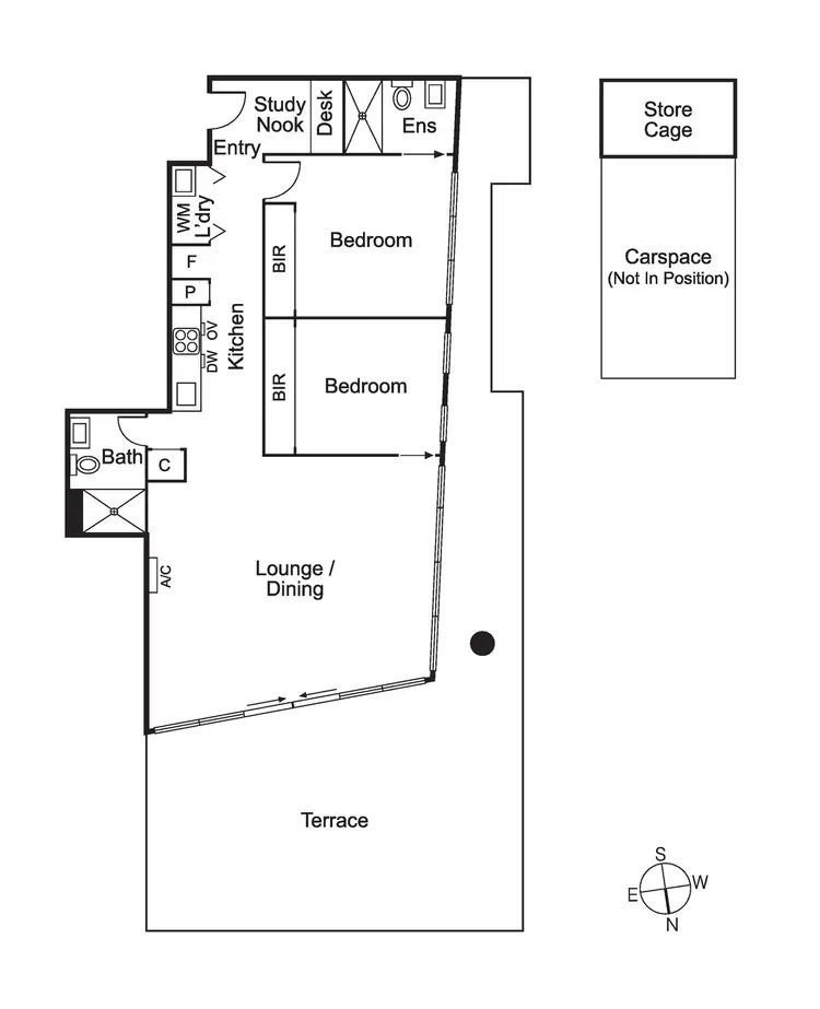 Floorplan of Homely apartment listing, 707/18 McCombie Street, Elsternwick VIC 3185