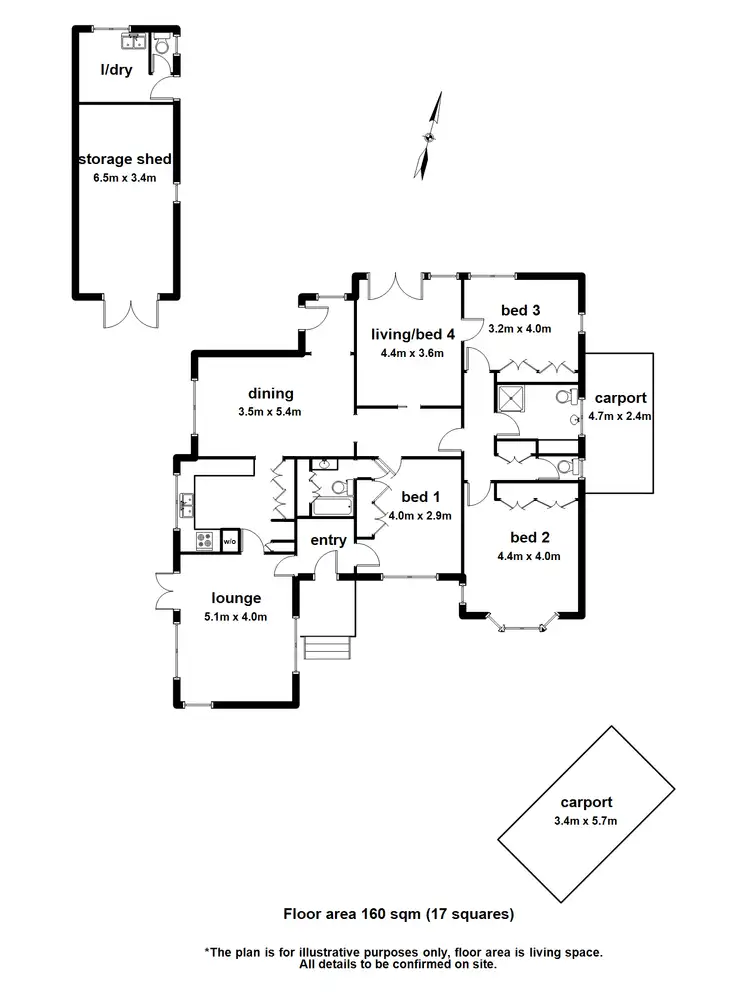 Floorplan of Homely house listing, 51 Ferguson Street, Upwey VIC 3158
