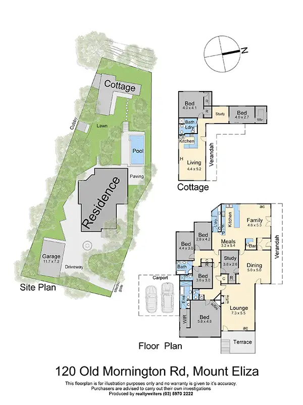 Floorplan of Homely house listing, 120 Old Mornington Road, Mount Eliza VIC 3930