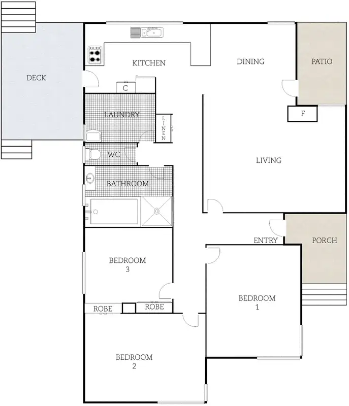Floorplan of Homely house listing, 107 Rivett Street, Hackett ACT 2602