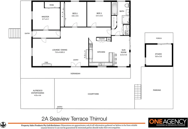 Floorplan of Homely house listing, 2a Seaview Terrace, Thirroul NSW 2515