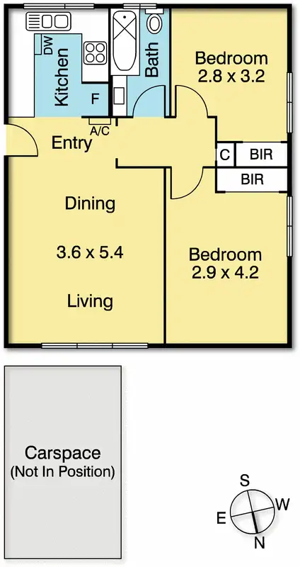 Floorplan of Homely apartment listing, 1/94 Primrose Street, Essendon VIC 3040