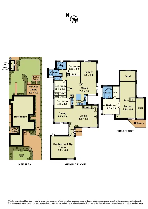 Floorplan of Homely house listing, 8 Den Dulk Avenue, Altona VIC 3018