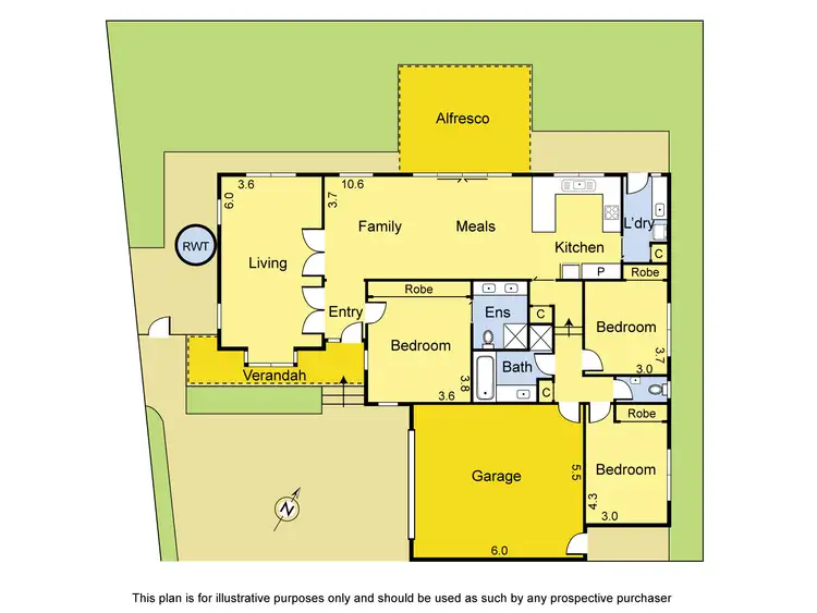 Floorplan of Homely townhouse listing, 9A Scotland Avenue, Greensborough VIC 3088
