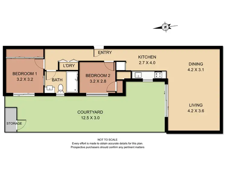 Floorplan of Homely apartment listing, 2/58 Clarendon Street, Thornbury VIC 3071