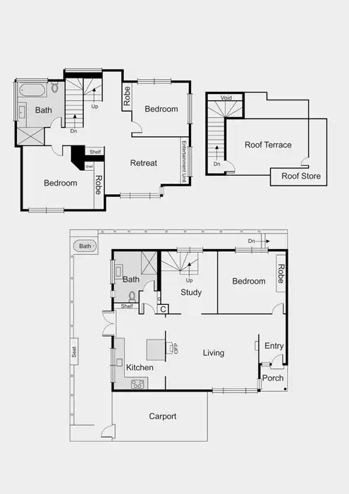 Floorplan of Homely townhouse listing, 10/158 Como Parade West, Parkdale VIC 3195