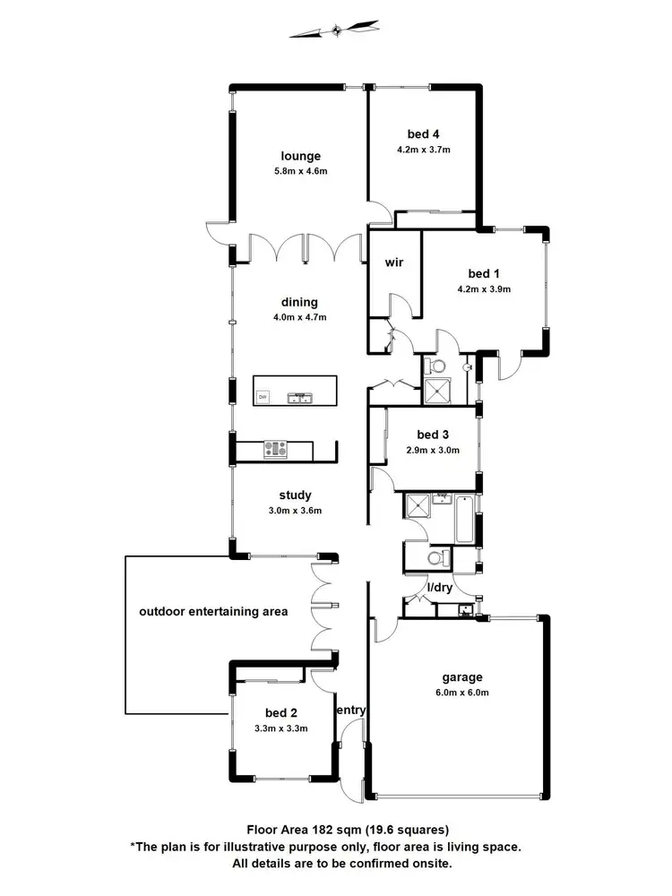 Floorplan of Homely house listing, 63 Gearon Avenue, Rowville VIC 3178