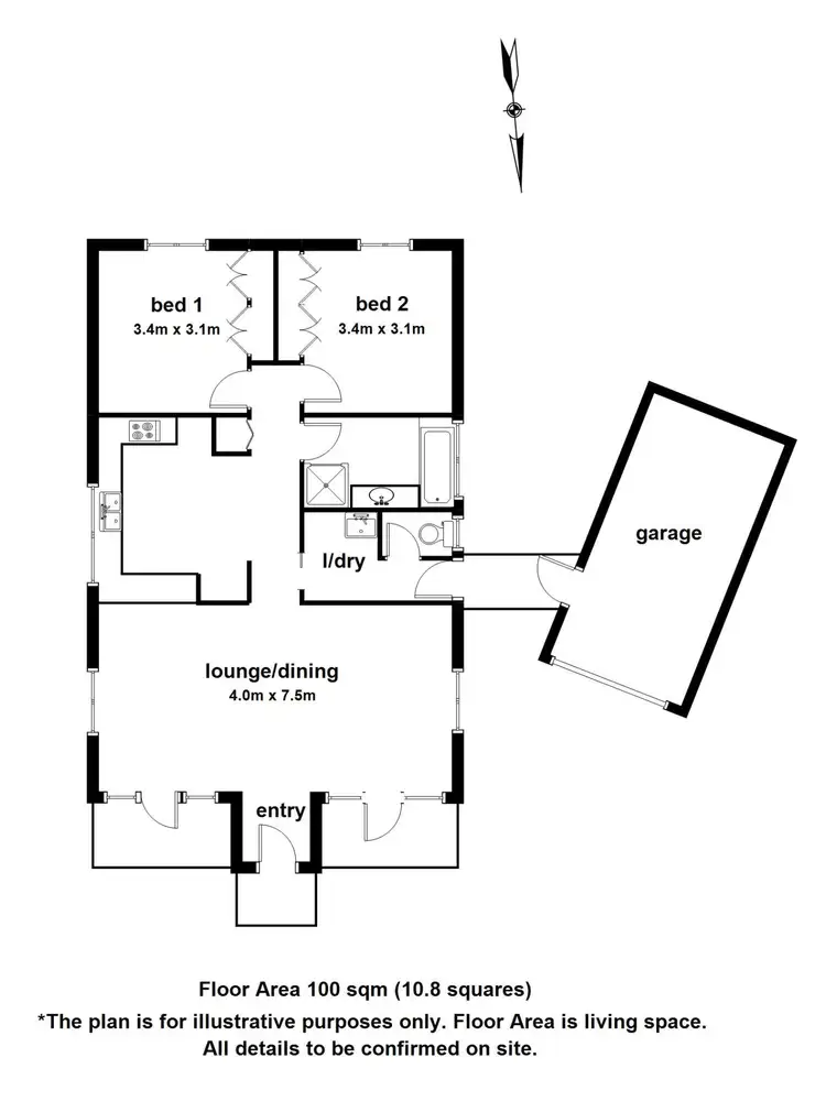 Floorplan of Homely unit listing, 13/5 Devenish Avenue, Montrose VIC 3765