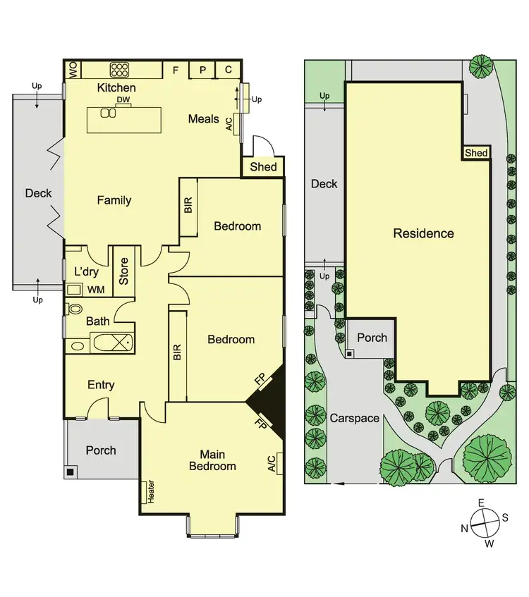 Floorplan of Homely house listing, 76 Mimosa Road, Carnegie VIC 3163