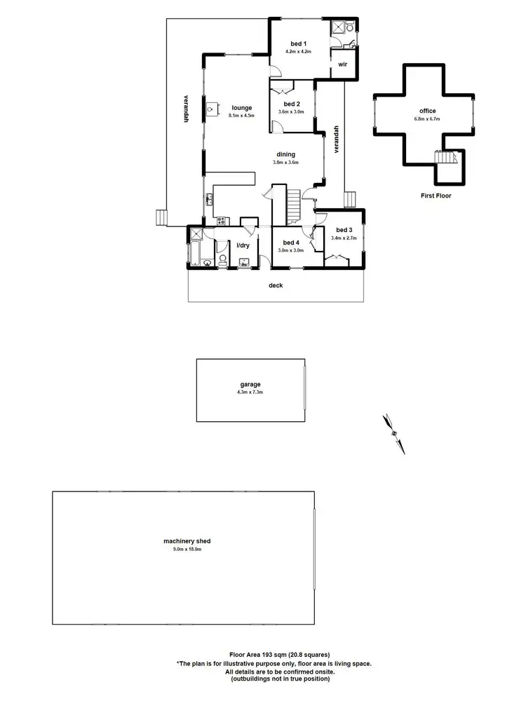 Floorplan of Homely house listing, 555 Tarrango Road, Gladysdale VIC 3797