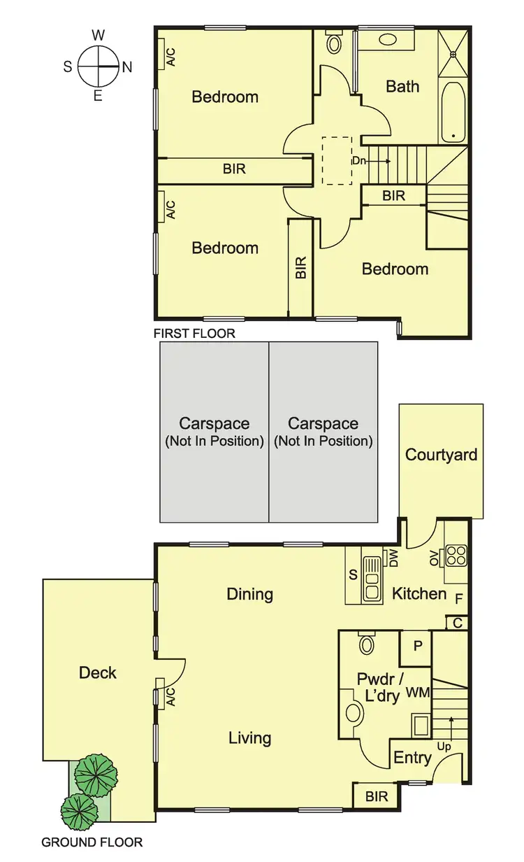 Floorplan of Homely townhouse listing, 1/14 The Avenue, St Kilda East VIC 3183