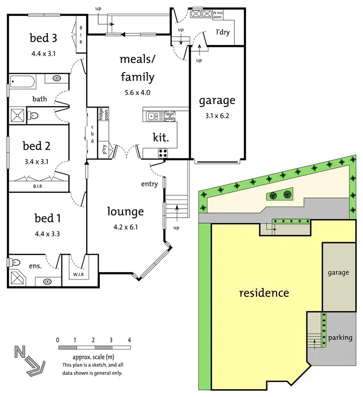 Floorplan of Homely unit listing, 2/66 Manningham Road, Bulleen VIC 3105