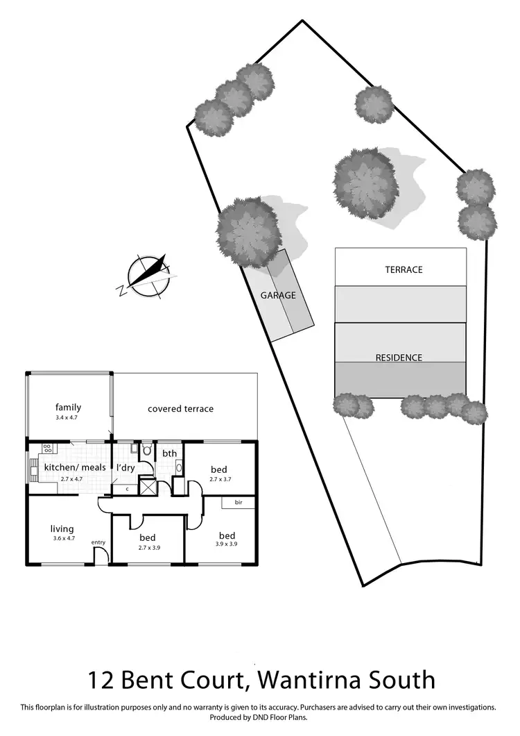 Floorplan of Homely house listing, 12 Bent Court, Wantirna South VIC 3152