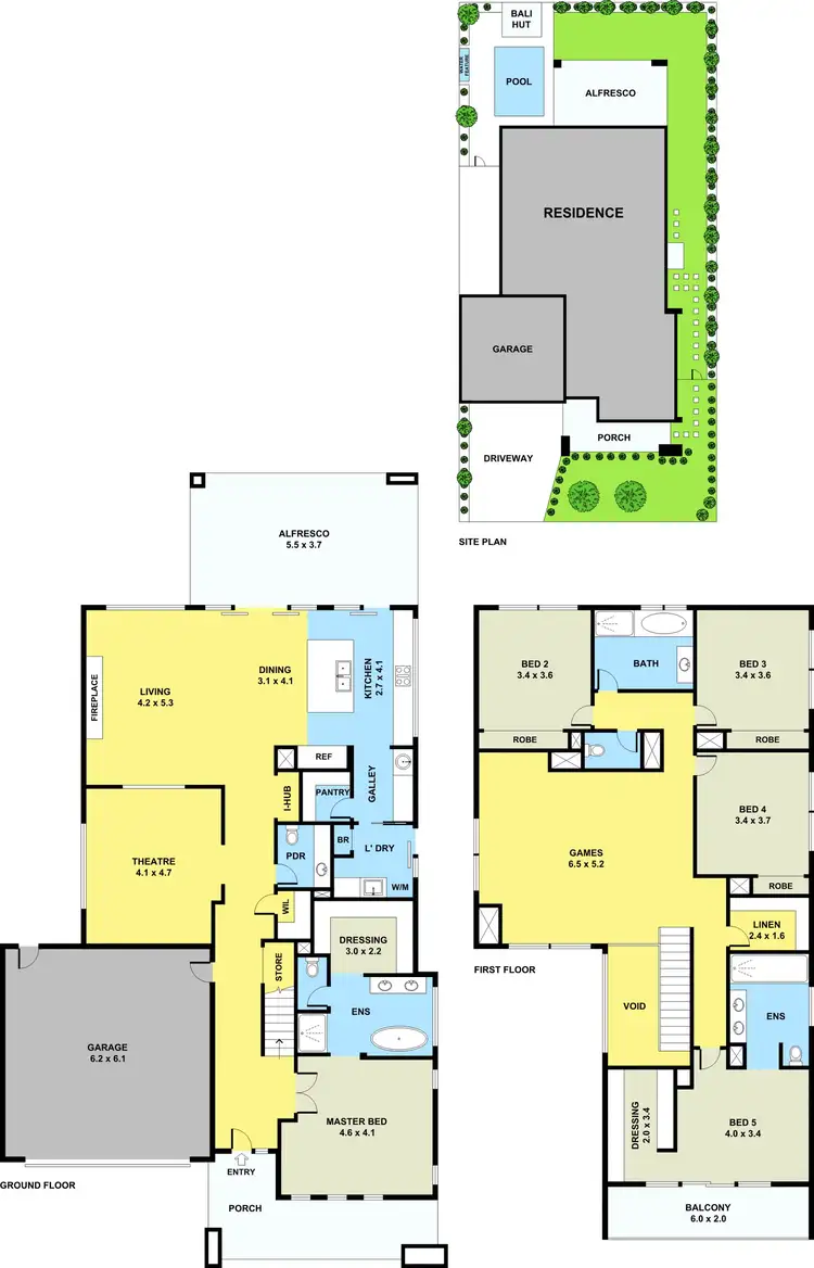 Floorplan of Homely house listing, 17 Levens Way, Officer VIC 3809