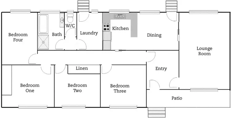 Floorplan of Homely house listing, 21 Northmore Crescent, Higgins ACT 2615