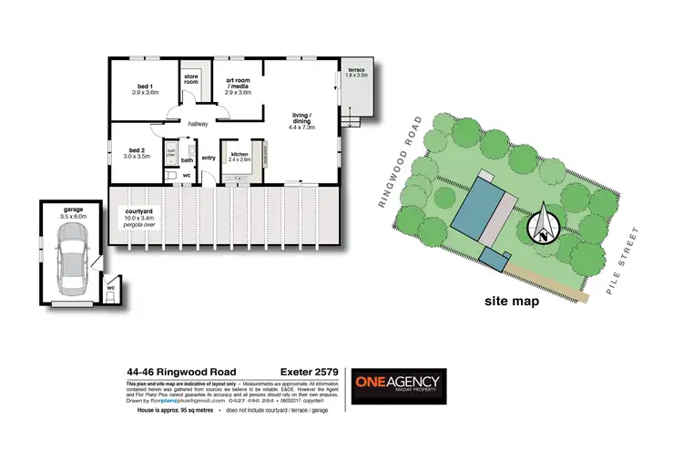 Floorplan of Homely house listing, 44-46 Ringwood Road, Exeter NSW 2579