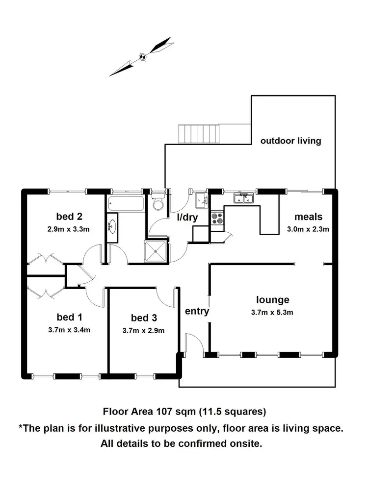Floorplan of Homely house listing, 21 Tarhilla Drive, Launching Place VIC 3139