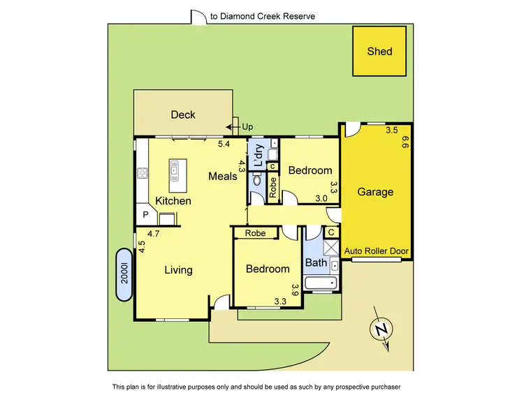 Floorplan of Homely unit listing, 2/30 Challenger Street, Diamond Creek VIC 3089
