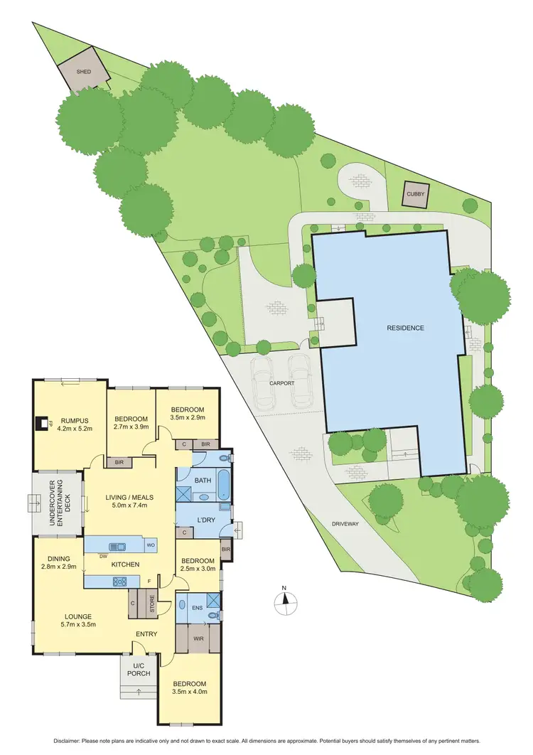 Floorplan of Homely house listing, 6 Dalray Close, Mill Park VIC 3082
