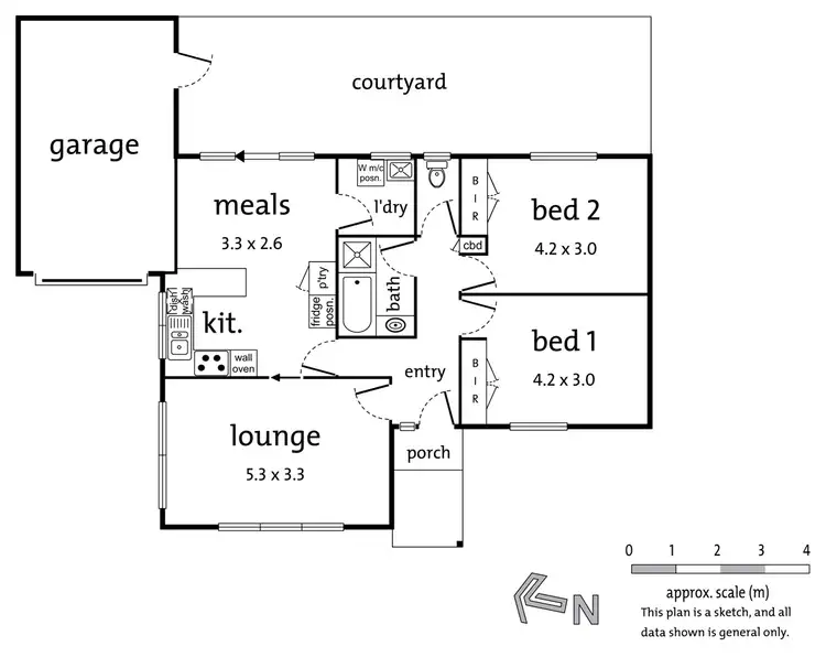 Floorplan of Homely unit listing, 2/16 Franklin Road, Doncaster East VIC 3109
