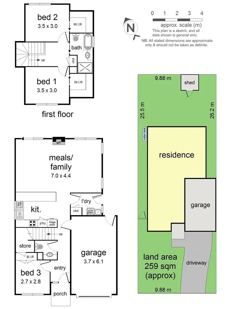 Floorplan of Homely townhouse listing, 20 Everard Road, Ringwood East VIC 3135