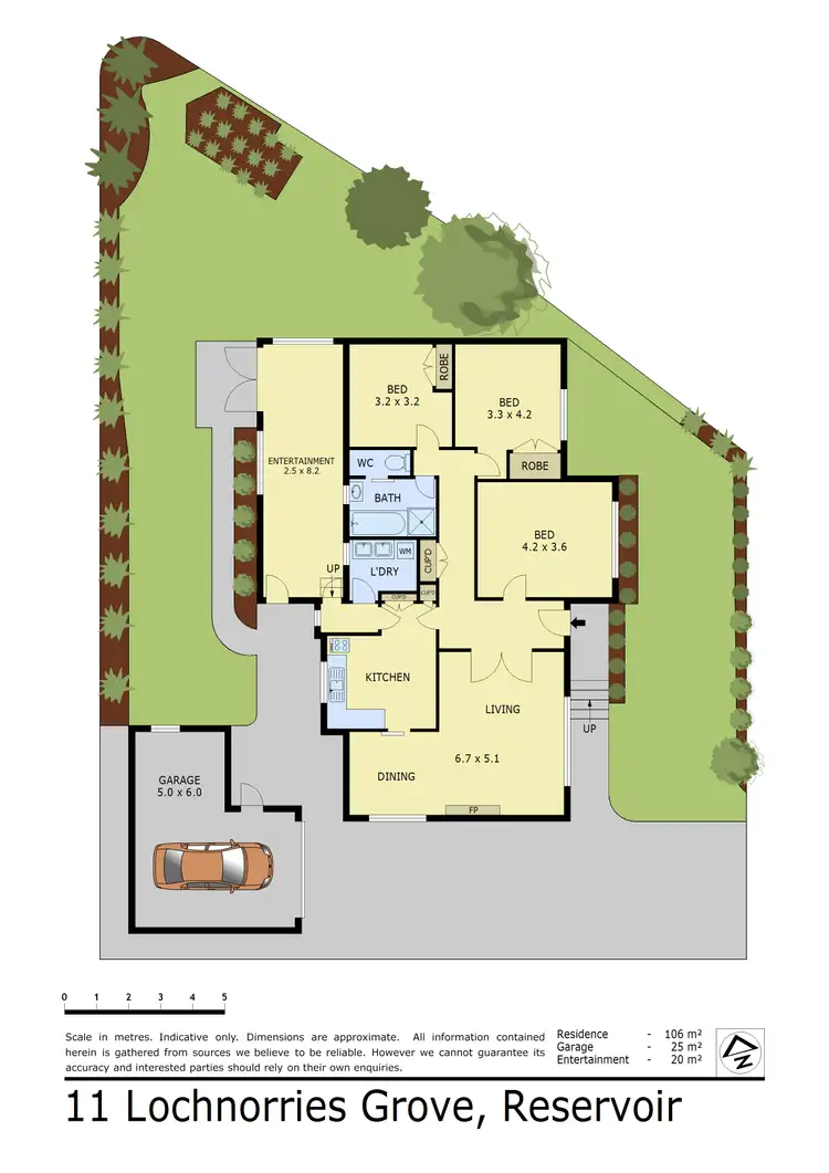 Floorplan of Homely house listing, 11 Lochnorries Grove, Reservoir VIC 3073