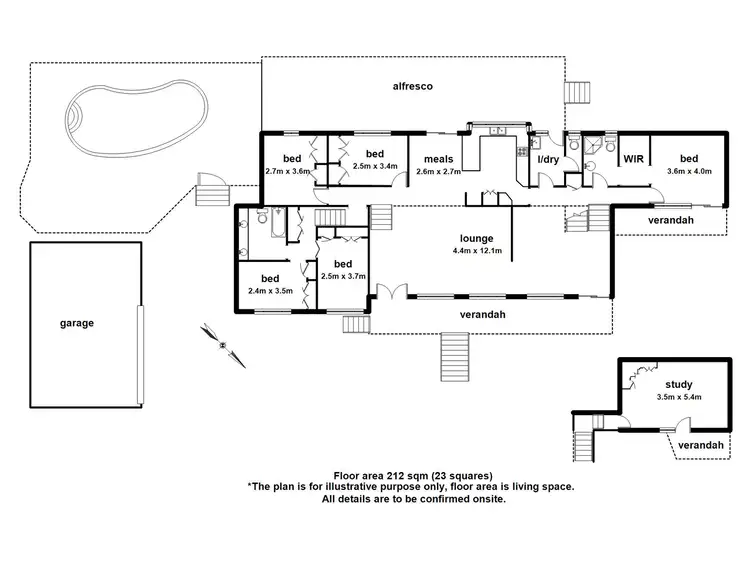 Floorplan of Homely house listing, 15 Hilltop Rise, Launching Place VIC 3139