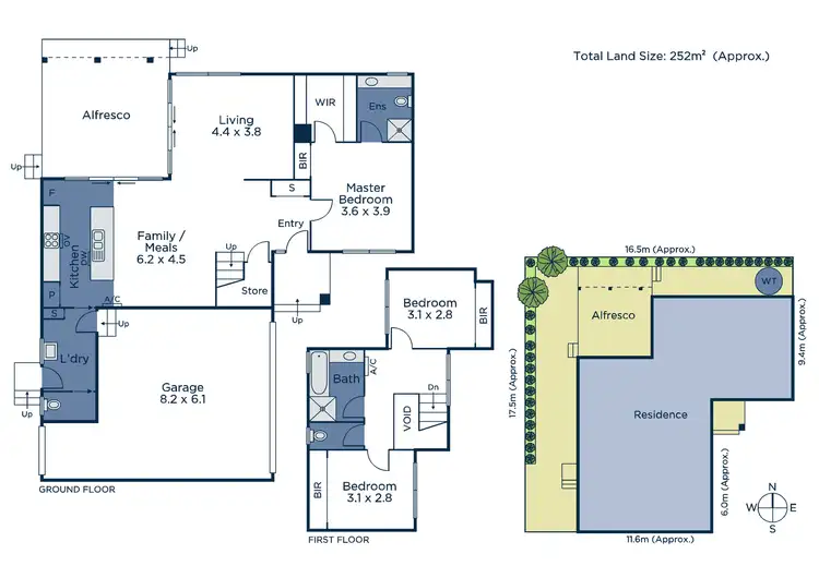 Floorplan of Homely townhouse listing, 2/59 Rickards Avenue, Knoxfield VIC 3180