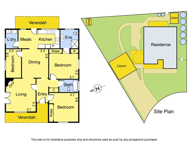 Floorplan of Homely house listing, 4 Delpura Glen, Greensborough VIC 3088
