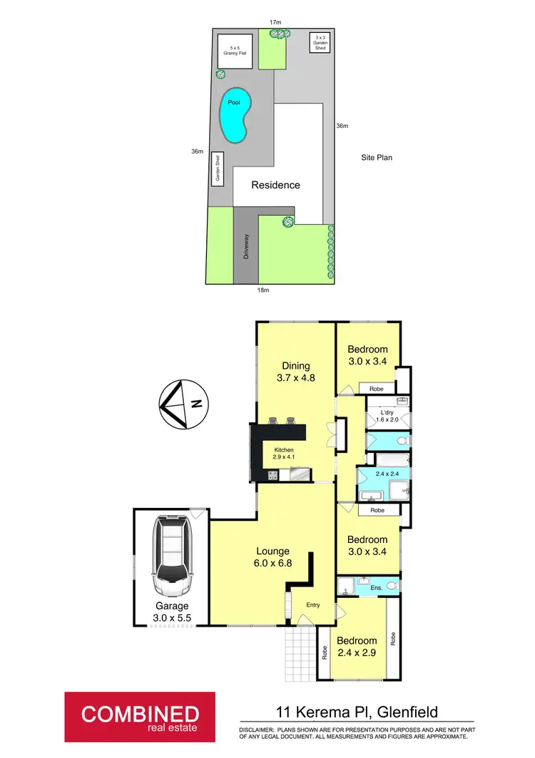 Floorplan of Homely house listing, 11 Kerema Place, Glenfield NSW 2167